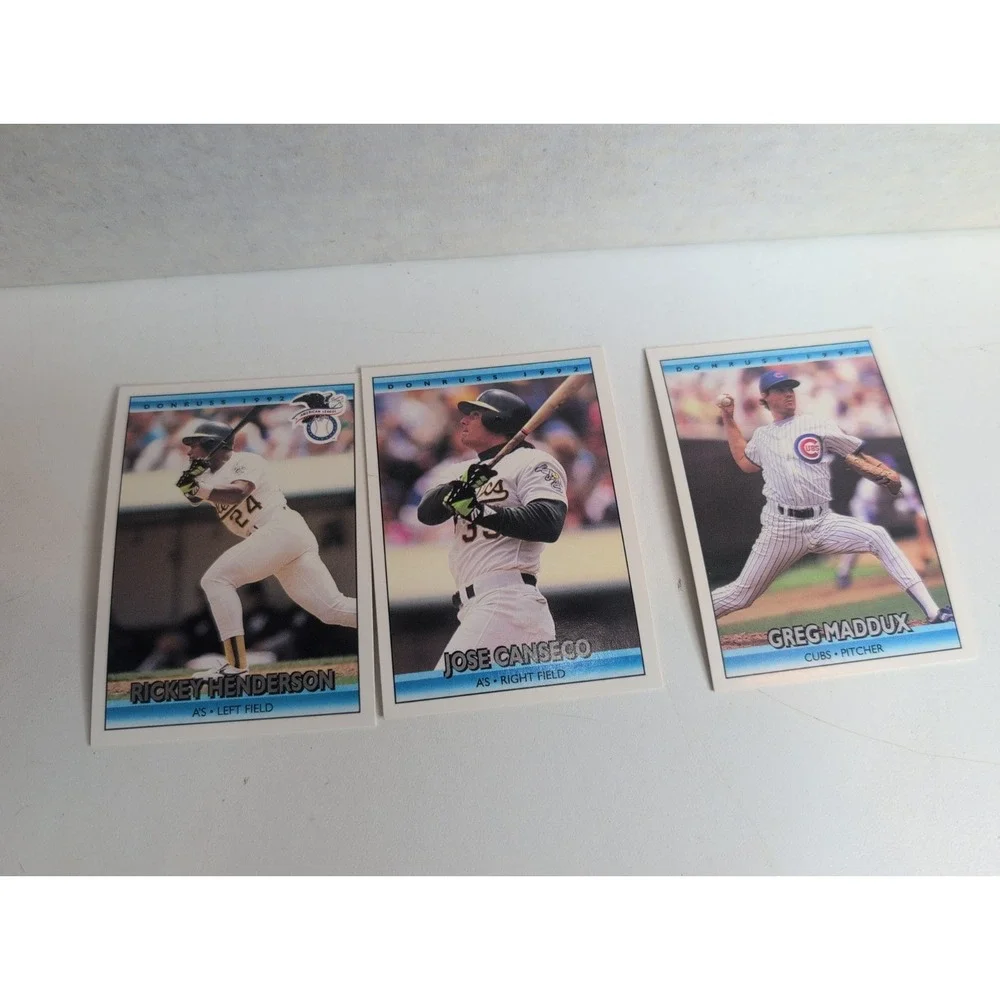Mixed Lot of 1992 Donruss Baseball Cards Superstars Gradable Nearly Complete